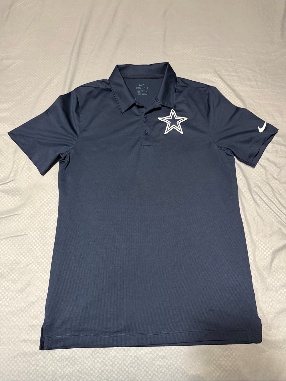 Size S - Nike Dri-Fit Dallas Cowboys Polo Shirt Men’s Navy Blue NFL